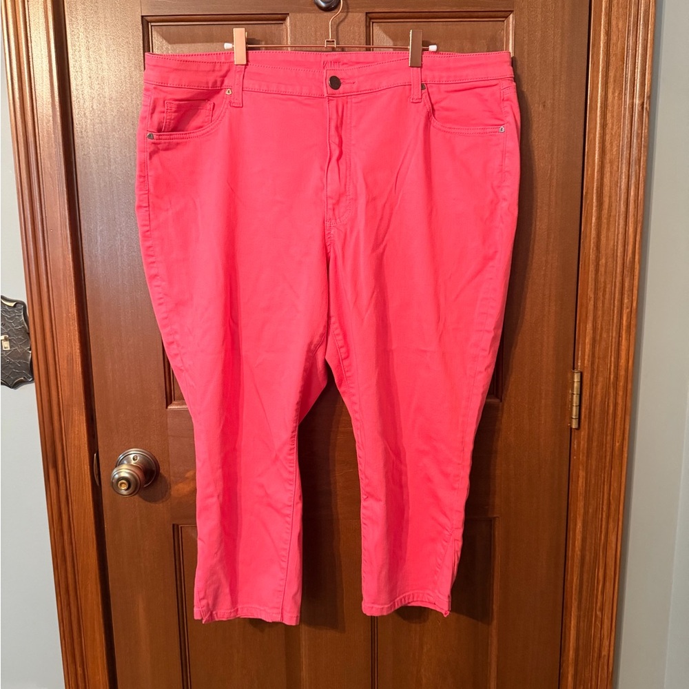 Kut from the Kloth Pink Crop Skinny Pants